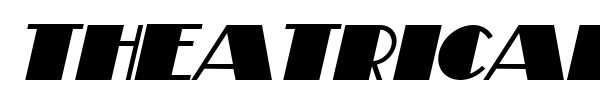 Theatrical font preview
